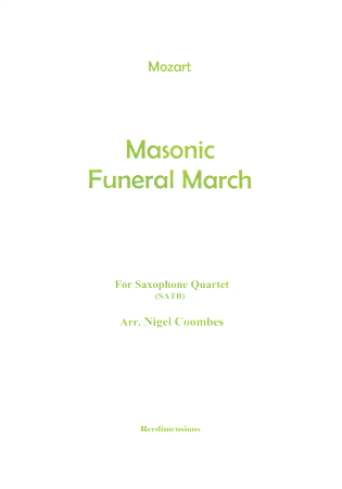 MASONIC FUNERAL MARCH score & parts