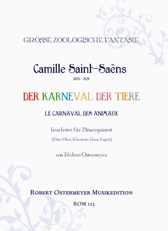 CARNIVAL OF THE ANIMALS score & parts