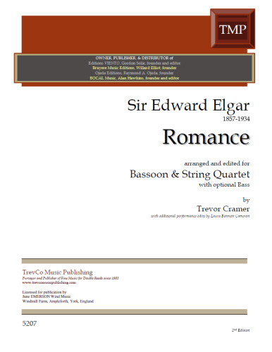 ROMANCE Op.62 (score & parts)