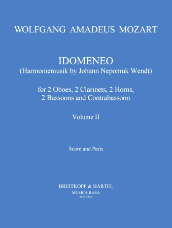 IDOMENEO Volume 2 score & parts