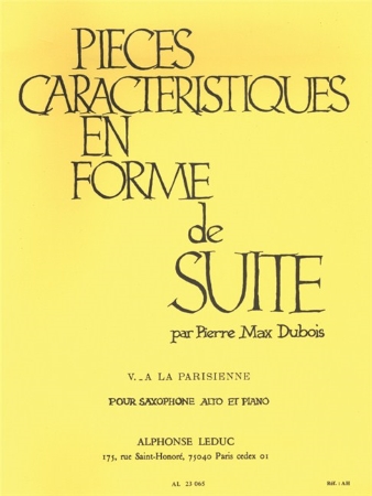 PIECES CARACTERISTIQUES Op.77 No.5: A la Parisienne
