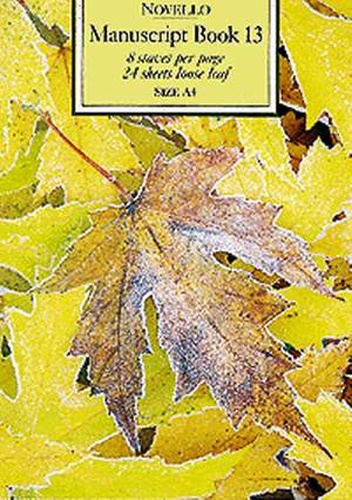 NOVELLO MANUSCRIPT Book 13 A4 Loose Leaf