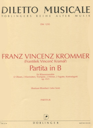PARTITA in Bb major Op.45 No.3 score
