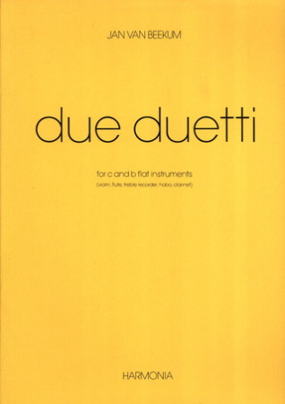 DUE DUETTI playing score