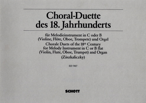 CHORALE DUETS 18th Century