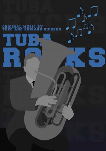 TUBA ROCKS (treble/bass clef)