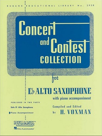 CONCERT AND CONTEST COLLECTION piano accompaniment