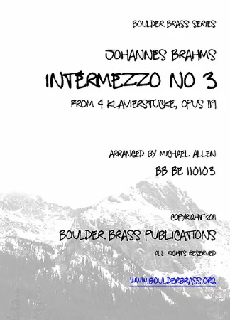 INTERMEZZO No.3 Op.119