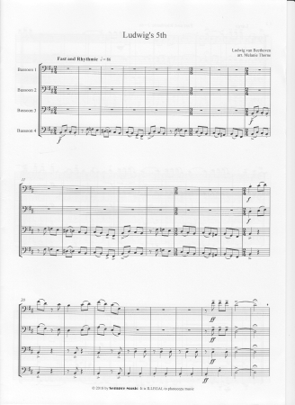 LUDWIG'S 5th (score & parts)