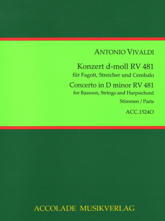 CONCERTO in D minor No.5 RV481 (set of parts)