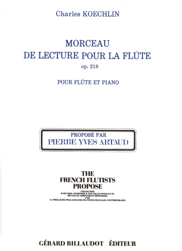 MORCEAU DE LECTURE Op.218