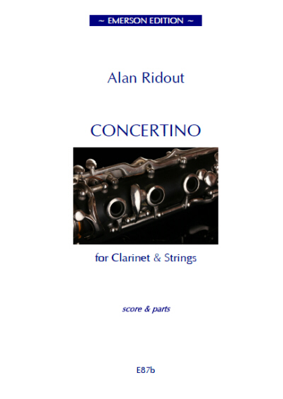 CONCERTINO FOR CLARINET (set of parts)