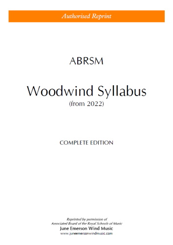 ABRSM WOODWIND SYLLABUS from 2022 (Complete)