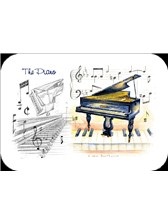 PLACEMATS Piano (Pack of 4)