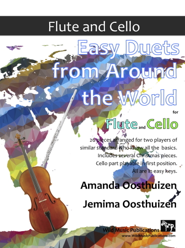 EASY DUETS FROM AROUND THE WORLD for Flute & Cello