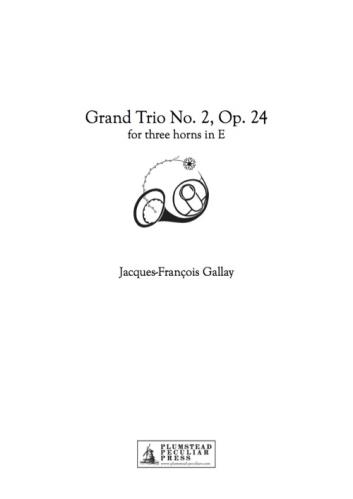 TROIS GRAND TRIOS Op.24 No.2