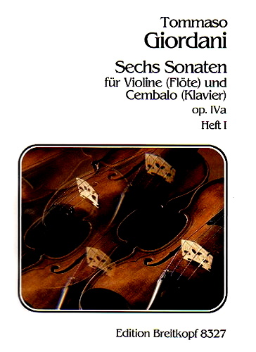 SIX SONATAS Op.IVa Volume 1