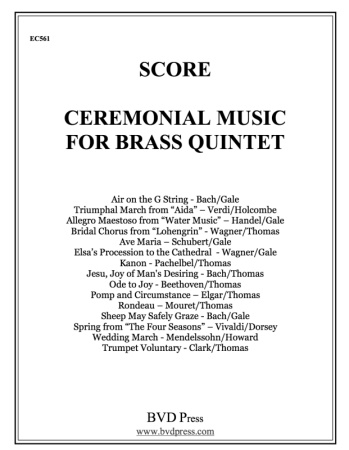 CEREMONIAL MUSIC for Brass Quintet Score