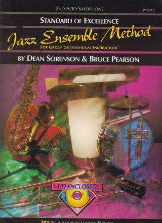 STANDARD OF EXCELLENCE Jazz Ensemble Method + CD 2nd Alto Sax