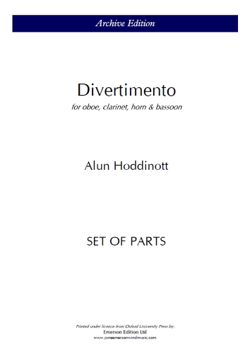 DIVERTIMENTO Op.32 (set of parts)