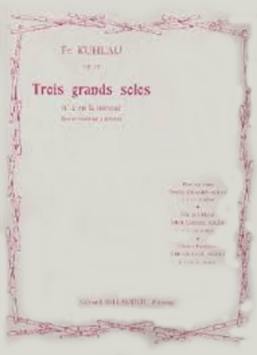 TROIS GRANDS SOLOS Op.57 No.2 in a minor