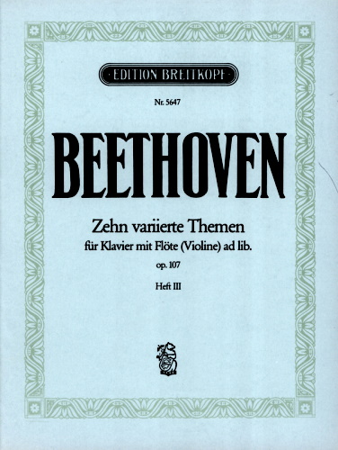 TEN THEMES WITH VARIATIONS Volume 3