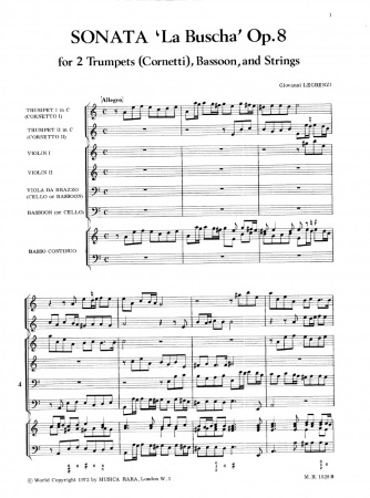 SONATA Op.8 'La Buscha'