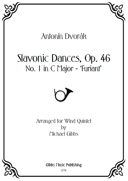 SLAVONIC DANCE Op.46, No.1 in C major: Furiant (score & parts)