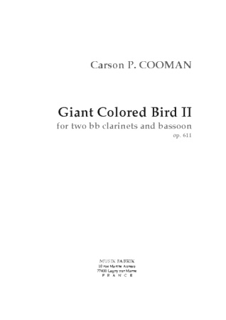 GIANT COLOURED BIRD II