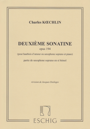 SONATINE No.2 Op.194 Soprano Saxophone part