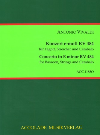 CONCERTO in E minor RV484, PV137, FVIII/6 (set of parts)