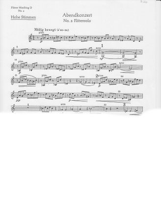 ABENDKONZERT No.2 high part (violin)