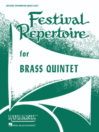 FESTIVAL REPERTOIRE 2nd trombone bass clef (fourth part)