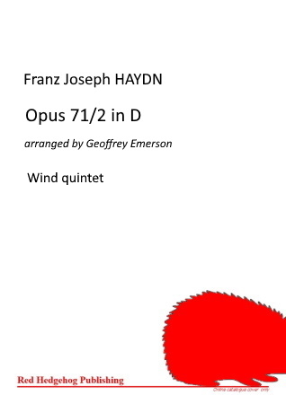 OPUS 71 No.2 in D major (score & parts)