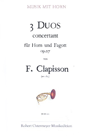 3 DUOS CONCERTANT Op.27