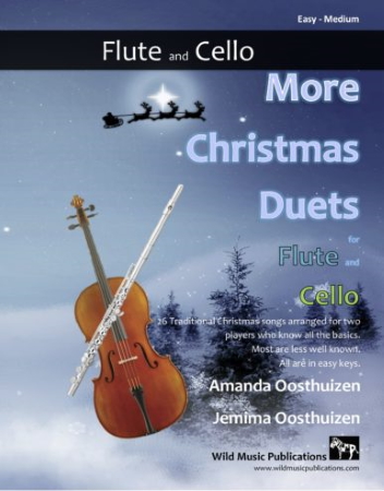 MORE CHRISTMAS DUETS for Flute & Cello