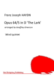 OPUS 64/5 in D (the 'Lark')