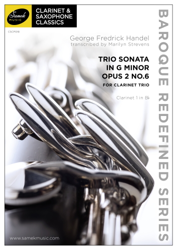 TRIO SONATA in G minor Op.2 No.6 (score & parts)