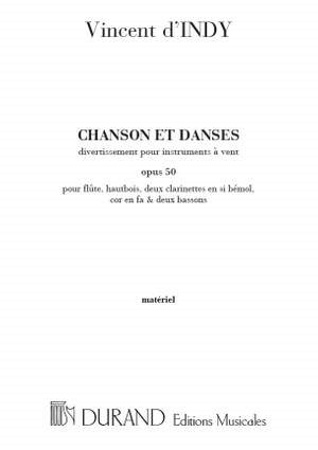 CHANSONS ET DANSES Op.50 (set of parts)