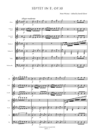 SEPTET Op.10 in Eb major (score)