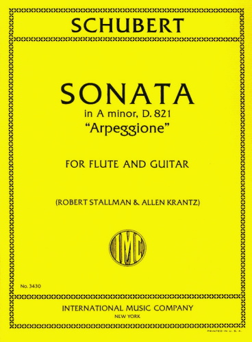 SONATA in A minor 'Arpeggione', D821