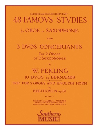 48 FAMOUS STUDIES 2nd Oboe/Saxophone & Cor Anglais part