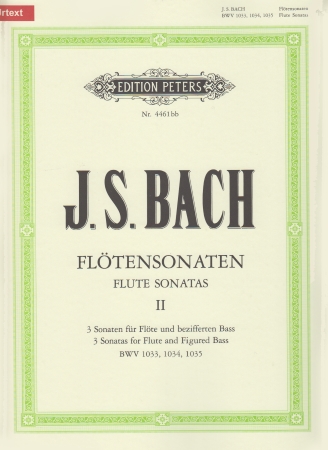 SIX SONATAS Volume 2 BWV 1033-1035 (Urtext)