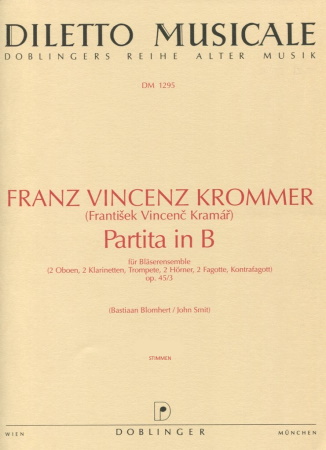PARTITA in Bb major Op.45 No.3 set of parts