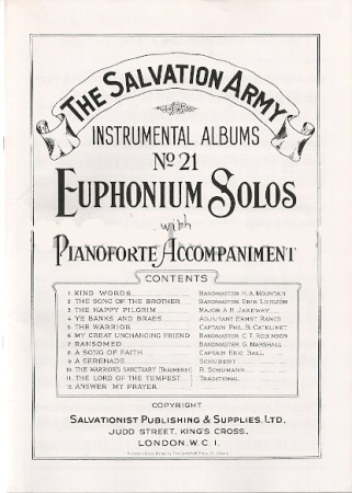 INSTRUMENTAL ALBUM No.21 Euphonium Solos