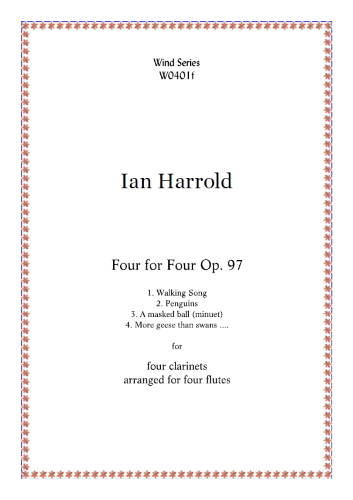 FOUR FOR FOUR Op.97 (score & parts)