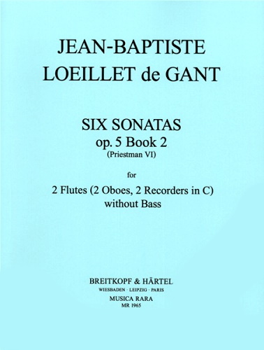 SIX SONATAS Op.5 Book 2 (Priestman VI)
