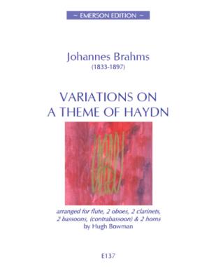 VARIATIONS ON A THEME OF HAYDN (score & parts)