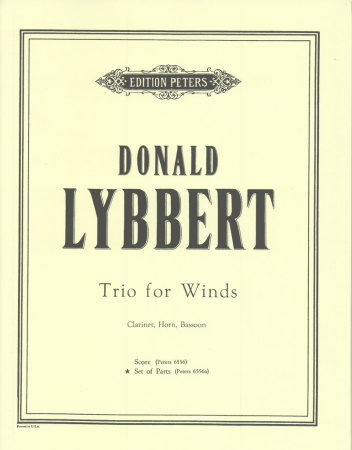 TRIO FOR WINDS (set of parts)