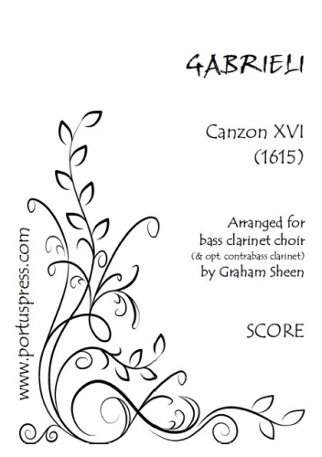 CANZON XVI (1615)  (score & parts)